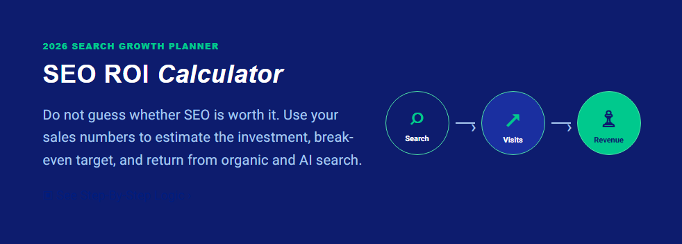 GroXcelent Free SEO ROI Calculator